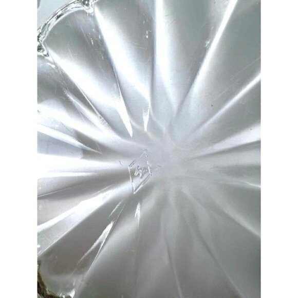 VINTAGE HEISEY Crystolite 12" Flat Float Bowl - Picture 5 of 7